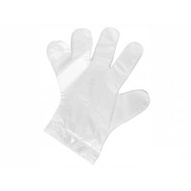 Rękawiczki foliowe HDPE 50 sztuk